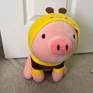 Miniso Bee Costume Pig Plush Toy
